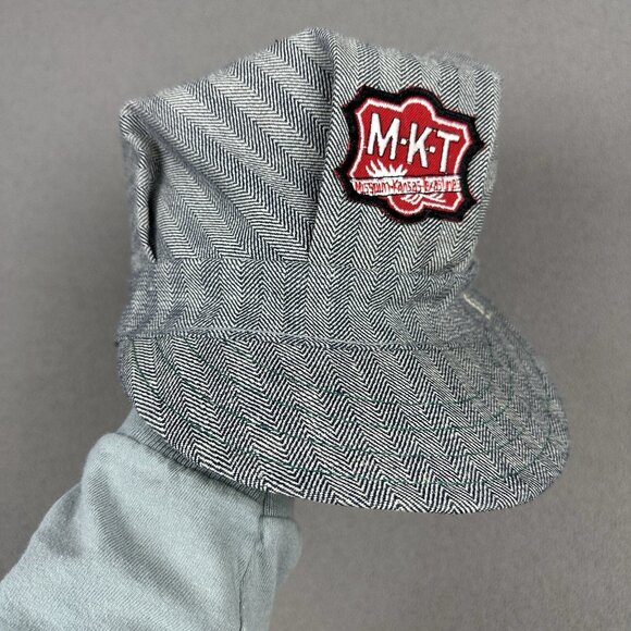 VTG Missouri Kansas Texas Railroad Embroidered Herringbone Twill HBT Logo Hat